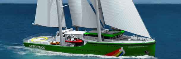 rainbow warrior, greenpeace, sejlskib