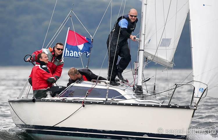 8 tyske og 3 danske både deltog i weekendens stævne. Foto: segel-bilder.de