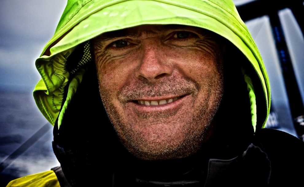Bouwe Bekkings mandskab bliver det 7. i Volvo Ocean Race. Bekking har aldrig vundet Volvo Ocean Race, selvom han har prøvet i 30 år, så nu skal det være. Foto: Volvo Ocean Race