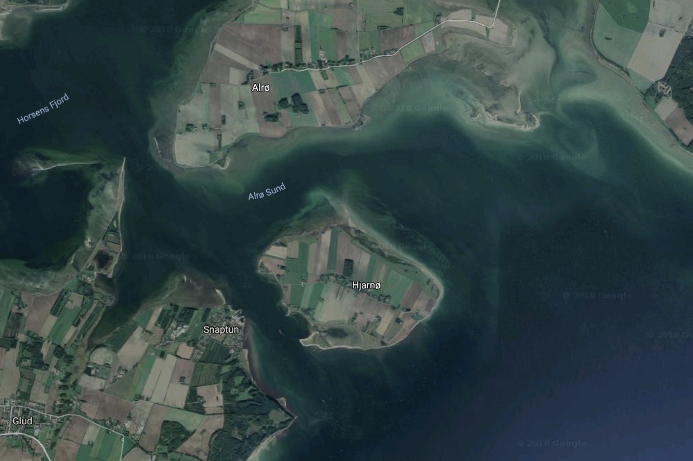 Manden sejlede i farvandet omkring Snaptun. Foto: Google Maps