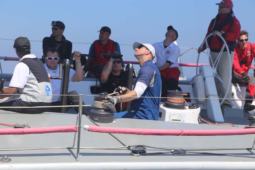 Jens Dolmer i blåt, trimmer her på Big Challenge under Palby Fyn Cup. Foto: Troels Lykke