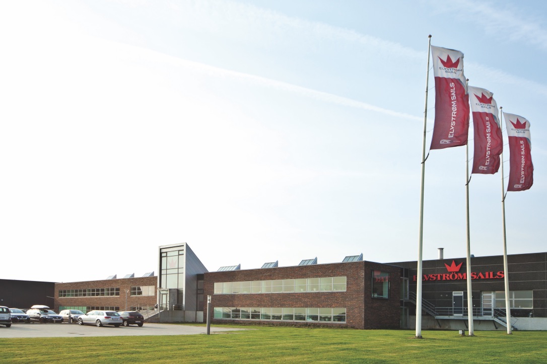 Paul Elvstrøm grundlagde i 1954 firmaet, der i dag går under navnet Elvstrøm Sails. Her sejlloftets nuværende lokaler i Aabenraa. Foto: Elvstrøm Sails Aabenraa, Denmark