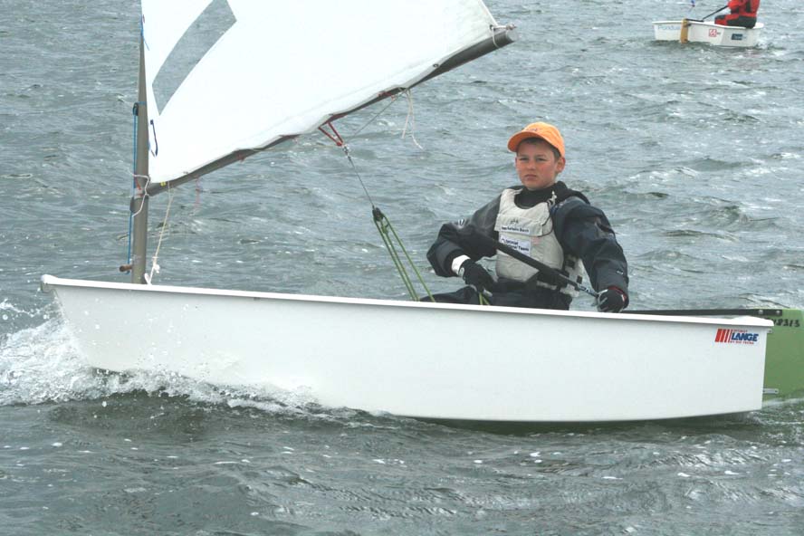 Vinder i Opti-guldfeltet blev Jeppe Rørholm Borch fra Roskilde Sejlklub.