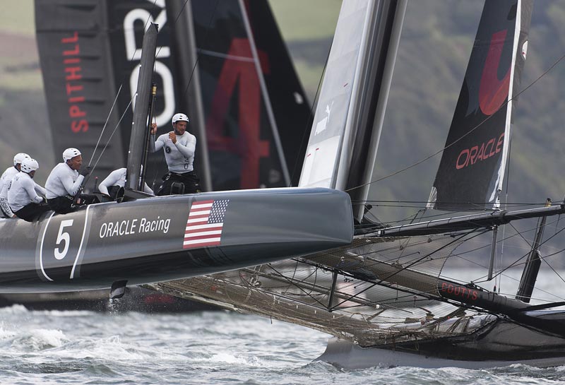 Oracles Team Spitthill i Plymouth. Foto: Guilain Grenier/americascup.com
