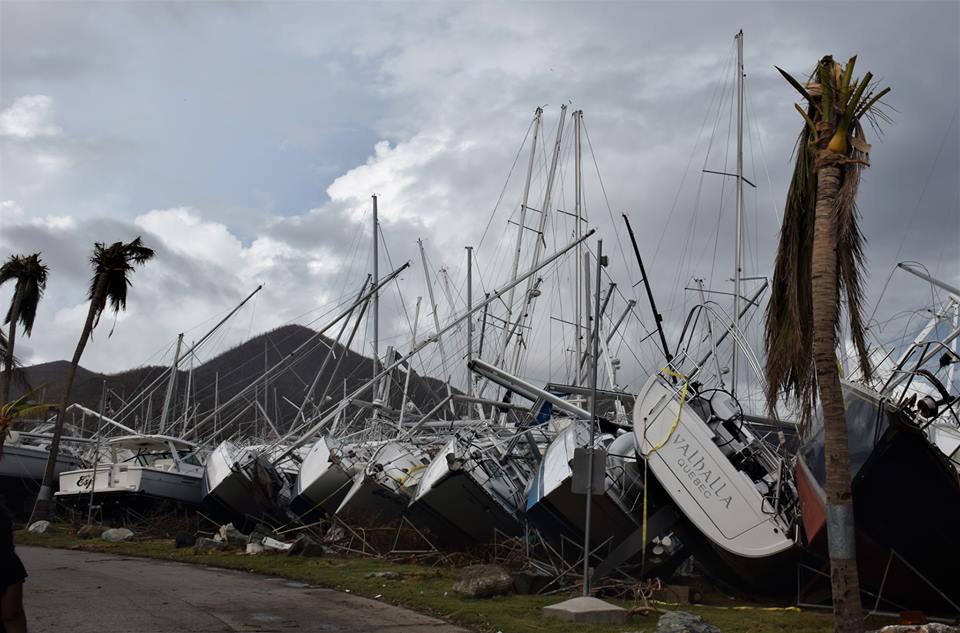 Det gik helt galt i Caribien også for danskere, der havde deres båd i området da orkanen kiggede forbi.