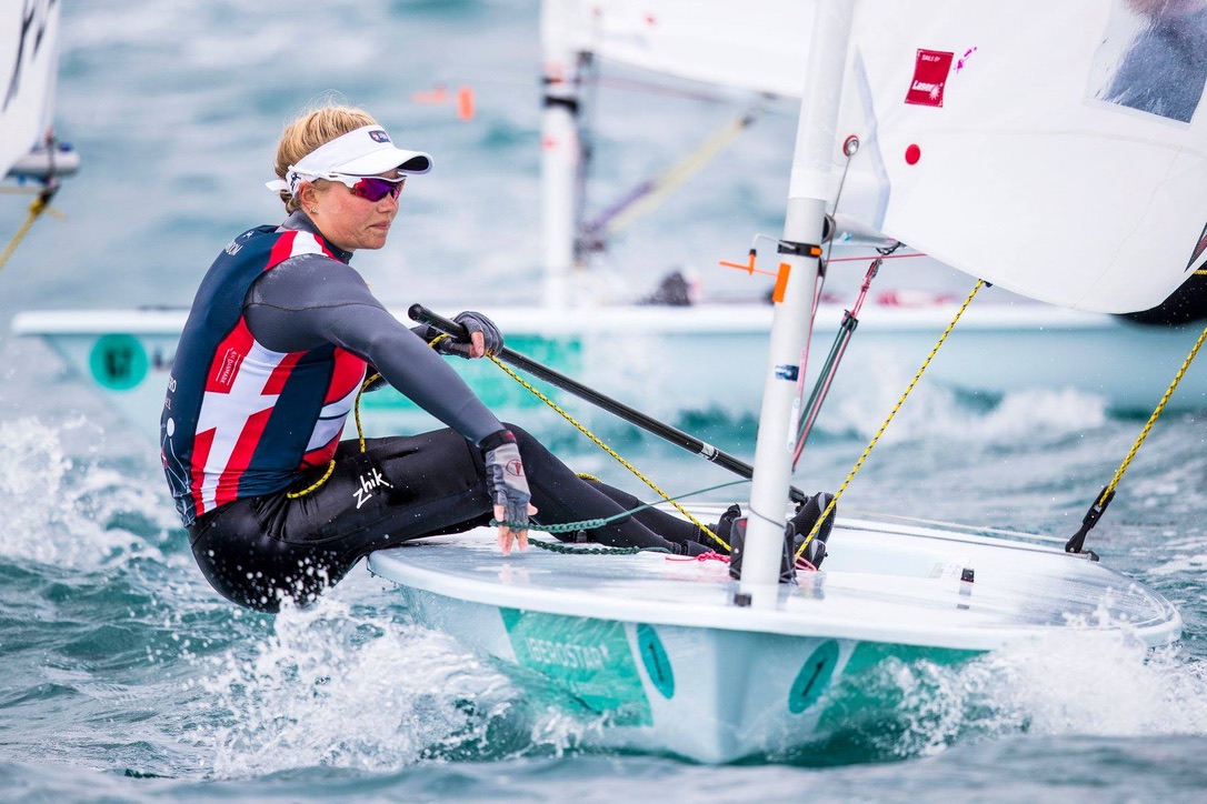 Der venter en spændende duel mellem Anne-Marie Rindom og OL-vinder Marit Bouwmeester. Foto: Sailing Energy