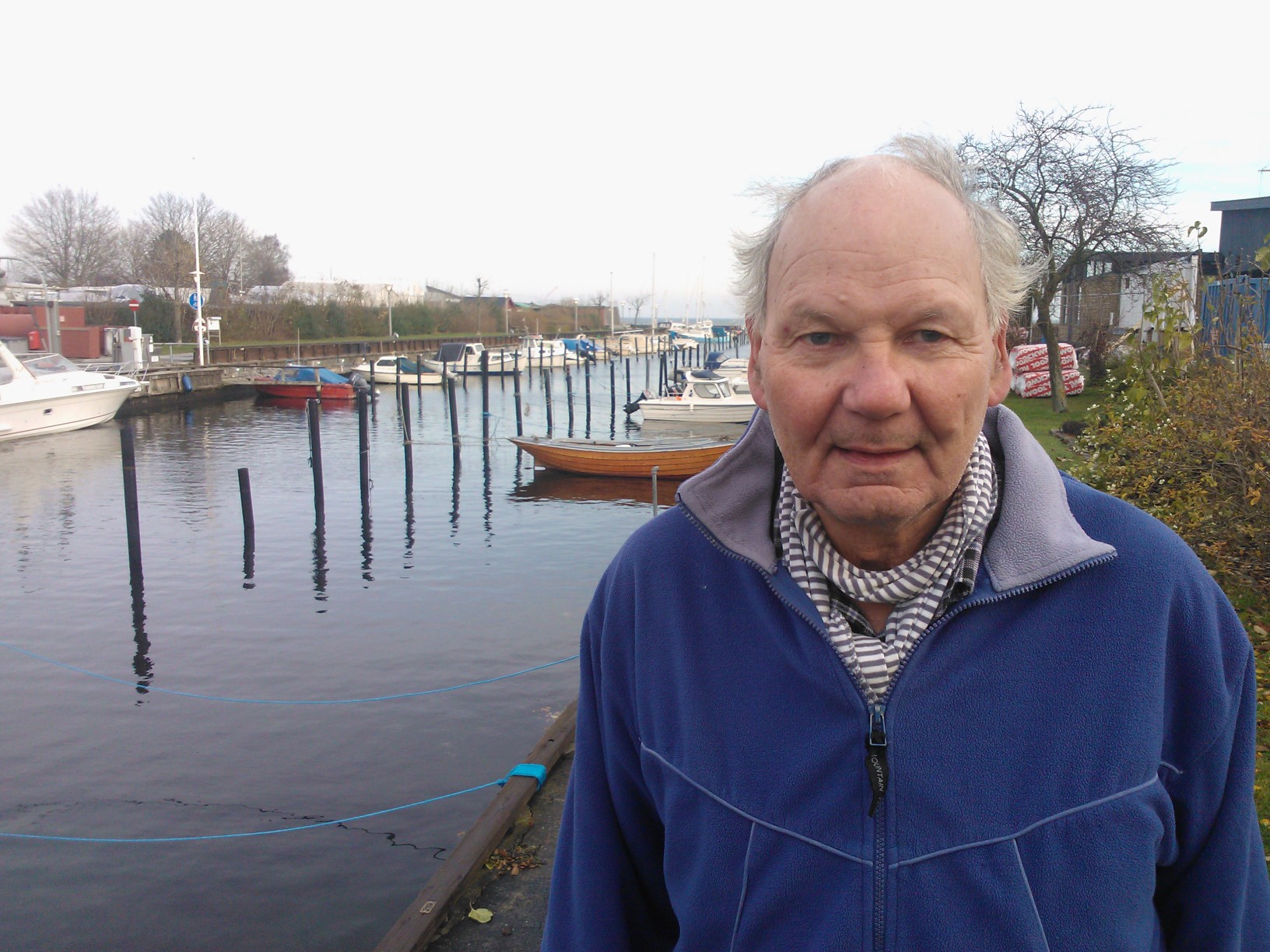 Claus Rønnow fik mange læsere af hans 44 klummer på minbaad.dk. Nu skal han snart have sin Bandholm 27 i vandet. Foto: Troels Lykke