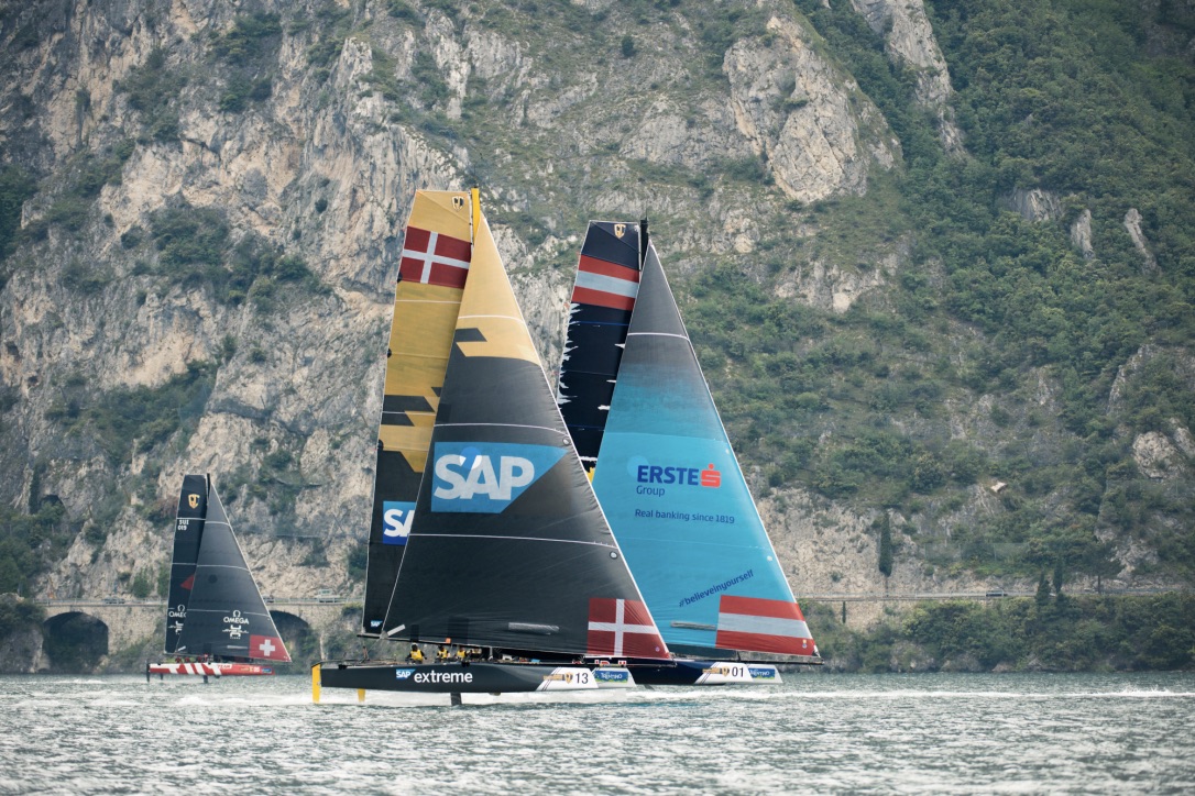 Det danske SAP-team er en del af den udfordrende Extreme Sailing Series, hvor i alt syv teams stiller til start. Foto: PR-foto