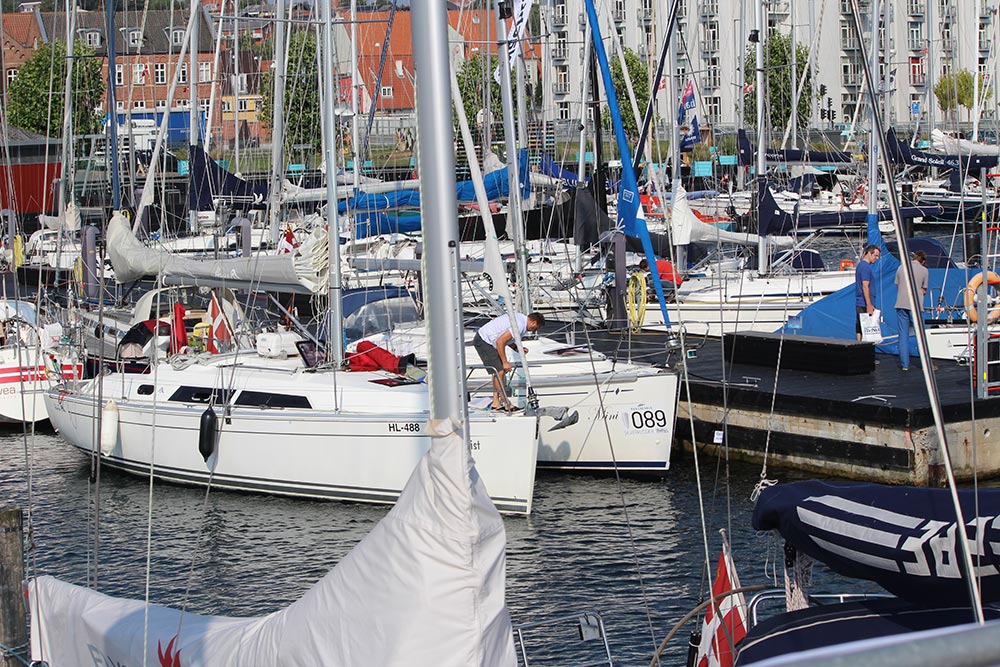 Der var fyldt godt i Svendborg Havn til Silverrudder 2014. Foto: BådNyt