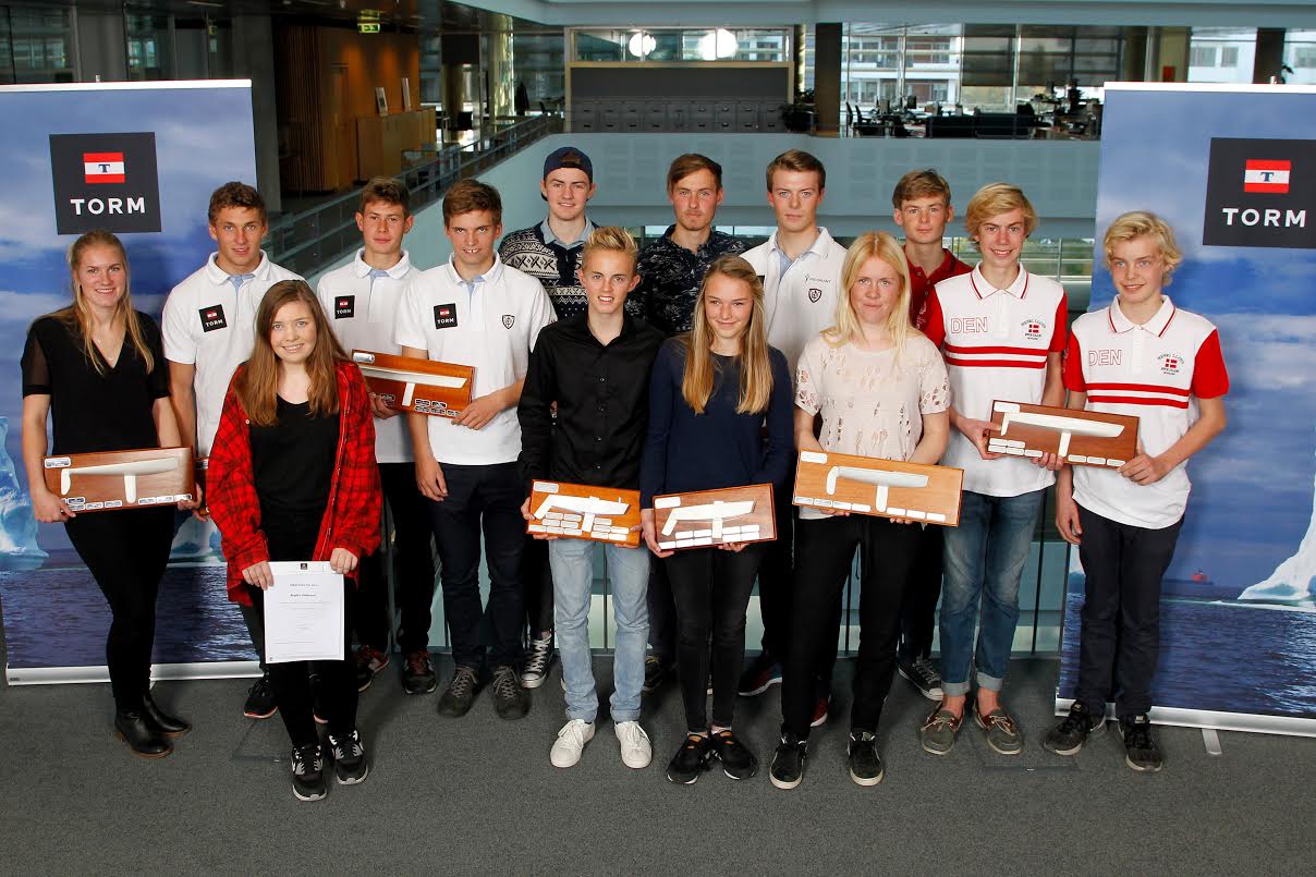 Klasse-vinderne i TORM Grandprix 2015. Foto: Dansk Sejlunion