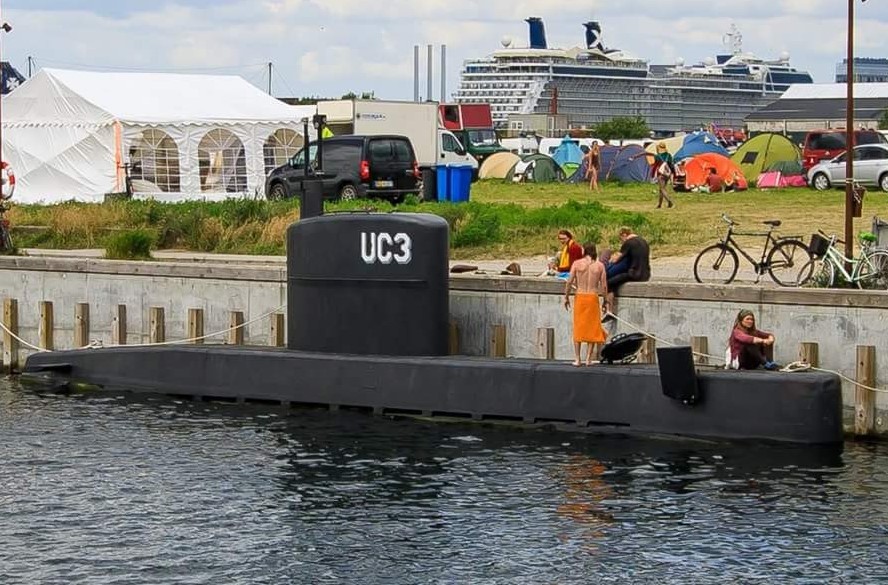 Sådan så U3 Ubåden ud for tre uger siden, da den lå i København. Foto: Anders Lindskog