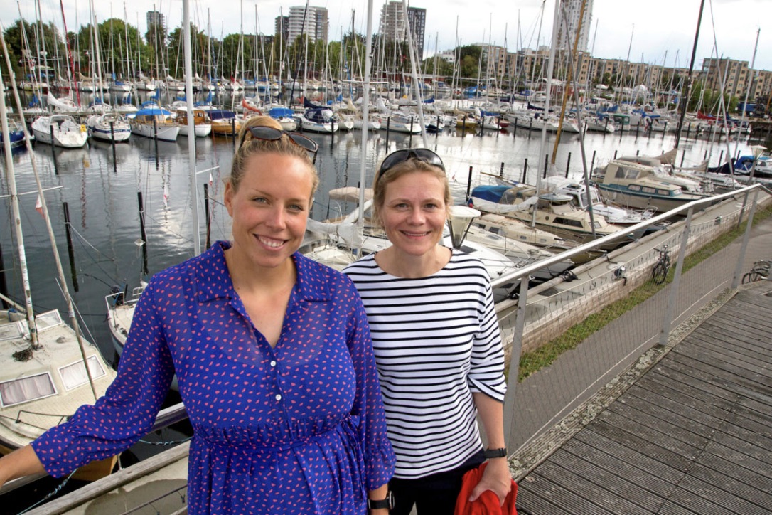 Josefine Boel Rasmussen og Henriette Koch drømmer om at fastholde kvinderne i sejlsportsmiljøet. Foto: Sejlsportsligaen